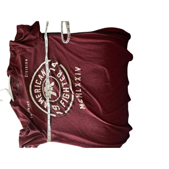 American Fighter Mens Red 1974 Training Division T-Shirt Size Large - Picture 6 of 6